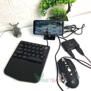 Bộ Chia 4 Cổng USB OTG Earldom HUB03-JOYROOM - THIẾT BỊ KẾT NỐI ĐIỆN THOẠI VỚI BÀN PHÍM VÀ CHUỘT CHƠI GAME MOBILE