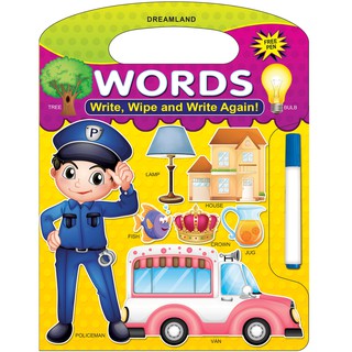 Sách - Write,Wipe &amp; Write Again - Words