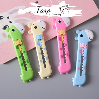 Dao rọc giấy Deli mini hình con hươu D04 Taro Stationery