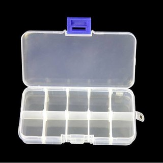 Dụng cụ đựng đồ ăn, trang sức 10 ngăn bằng nhựa cao cấp mã GX247