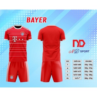 Bộ quần áo đá banh CLB Bayern đỏ sân nhà mới nhất 22/23