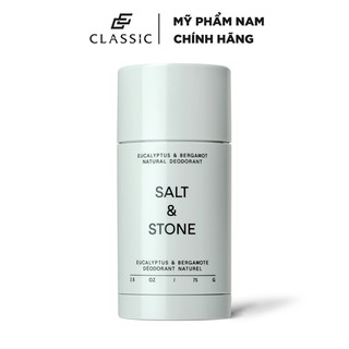 Lăn Khử Mùi Salt &amp; Stone Eucalyptus &amp; Bergamot Natural Dedorant 75g
