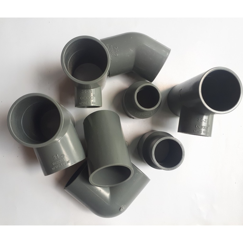 combo 5 cút, chếch, tê, nối  (PHỤ KIỆN ỐNG NHỰA PVC) 21