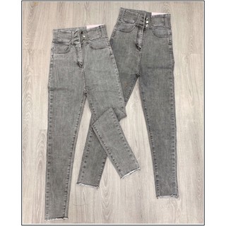 Quần jean nữ lưng siêu cao phối 3 CÚC TRƯỚC CÓ SIZE ĐẠI siêu HOTTREND VG1- 189 JLL / 4