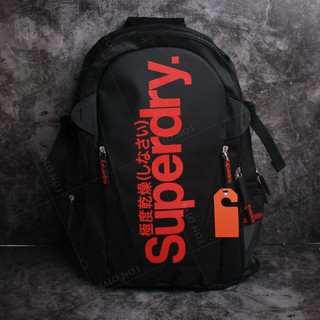 [XUẤT XỊN NHÀ MÁY 2020] Balo Chống Nước Su.per.dry Classic Tarpaulin Backpack - Đen chữ đỏ