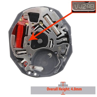 Máy đồng hồ Hattori Seiko VJ24B VJ24 Japan Movement 1 lịch máy nhện