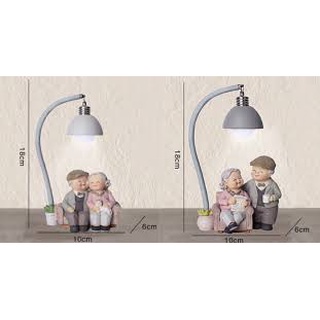 Tượng trang trí ông bà Dưới ánh đèn Mẫu mới