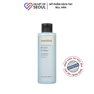 Nước tẩy trang Innisfree My Makeup Cleanser Micellar Oil Water 200ml (Bill Hàn)