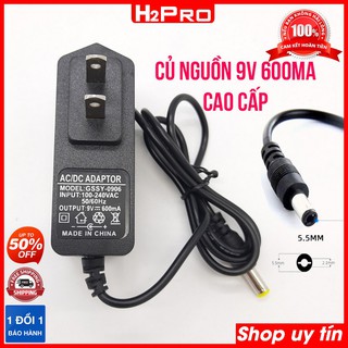 Củ nguồn 9V 600ma chân to 5.5mm loại đẹp GSSY 0906 H2Pro, nguồn 9v cho modem tenda, tplink, loa kéo, trợ giảng