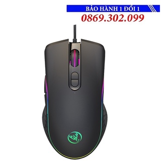 Chuột gaming máy tính có dây GGear HXSJ A867 led RGB 6400dpi bền bỉ cho game thủ cho laptop PC