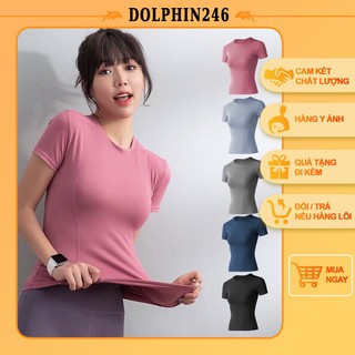 [ HÀNG SẴN ] Áo Tập Gym Yoga Nữ 2021 Vải Cao Cấp Thông Thoáng Co Giãn 4 Chiều Thấm Hút Mồ Hôi MTDX K2-A5