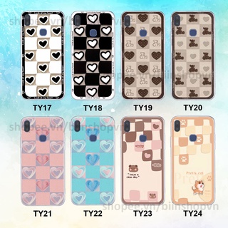 Ốp Vsmart Joy 1 / Joy 1 Plus / Joy1+ caro trái tim nhiều màu sắc, đầy cá tính, khẳng định phong cách