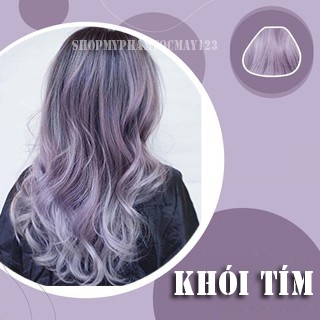 Thuốc nhuộm tóc màu Khói tím + tặng kèm trợ nhuộm