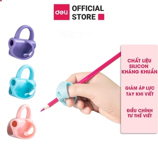 Dụng cụ hỗ trợ cầm nắm bút cho học sinh Deli - 4 chiếc - 69358 / 69357 .