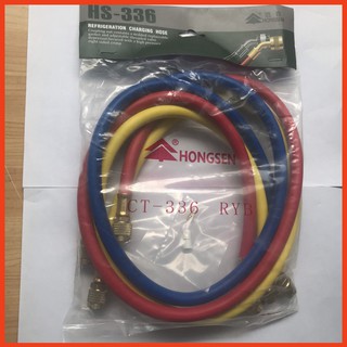 Dây sạc gas điều hoà máy lạnh Hongsen 80 cm - bộ 3 dây nạp gas R22