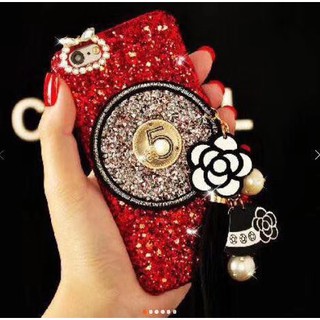 Glitter 5 Design Soft Case Samsung Galaxy A10 A20 A30 A50S A50 Note 8 9 M10 M20 S8 S9 S10 A6 A8 Plus ốp lưng samsung