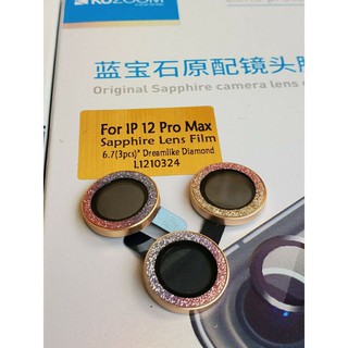 Kính LENS KuZoom nhũ 7 mầu Dreamlike Diamond cho iP 11 -> 12 ProMax (6.7)