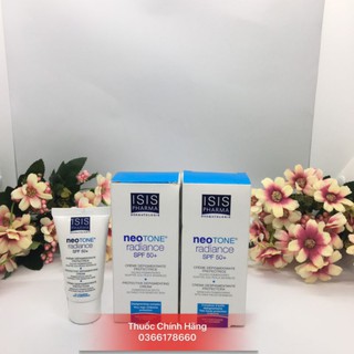 [CHÍNH HÃNG+ QUÀ TẶNG ] KEM CHỐNG NẮNG, MỜ NÁM TRẮNG DA ISIS PHARMA NEOTONE RADIANCE SPF50 30ml