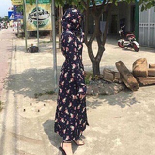[ Loại 1 dài m6 ] Áo váy chống nắng dáng dài chất lanh Nhật