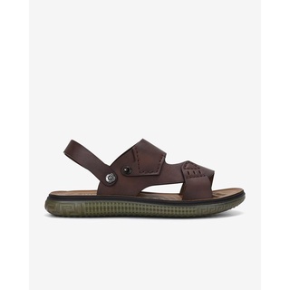 Giày Sandal nam Zuciani da bò cao cấp thiết kế quai ngang  cut-out hiện đại đế cao 3cm tiện dụng - SCF18