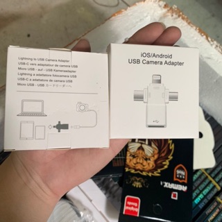 OTG 3 in 1 iOS/ Android USB Camera Adapter