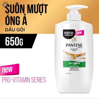 Dầu gội Pantene suôn mượt óng ả 650g