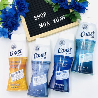 Sữa tắm Coast Care nhiều mùi, 532ml