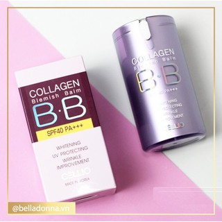 Kem nền BB Cellio Collagen Blemish Balm SPF 40 PA+++ #21 Light Beige: Tone Da sáng
