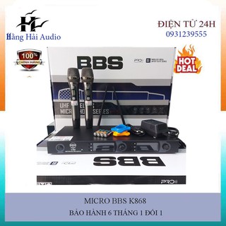 [Mã ELHACE giảm 4% đơn 300K] MICRO KHÔNG DÂY BBS - K868