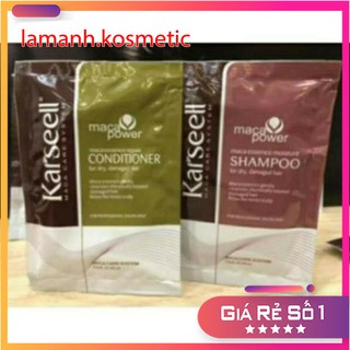[ RẺ VÔ ĐỊCH ] XẢ LỖ LẤY 5 Sao Gội xả phục hồi siêu mềm mượt Karseell 15ml