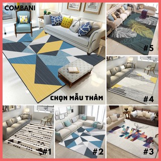 Thảm Trải Sàn Phòng Khách Bali Cao Cấp Mặt Đế Chống Trượt 1m6x2m / 2mx3m T14