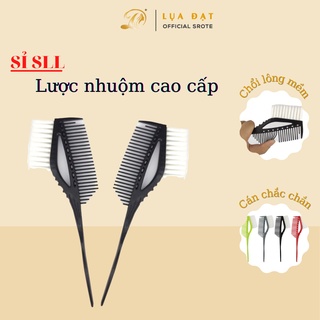 (Sỉ SLL) Lược Nhuộm Tóc 2 Đầu Đen Chổi Lông Mềm Chuyên Dụng Cho Salon Tóc