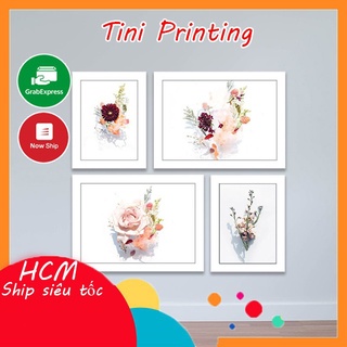 [Xưởng khung] Bộ 4 khung ảnh treo tường hiện đại Composite với nhiều kiểu hình sắp xếp treo tường