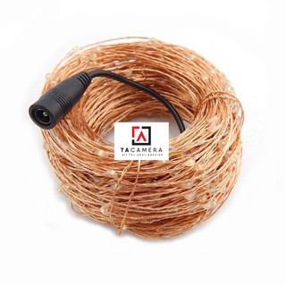 LED Fairy Lights - Đèn Đom Đóm - Size 20m 200 bóng - Nguồn DC 12V