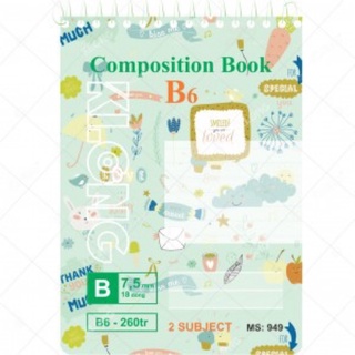Sổ lò xo KLONG B6 composite book KLONG nhiều hình
