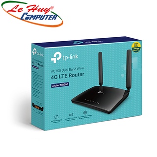 Router WiFi TP-Link băng tần kép 4G LTE AC750 Archer MR200 Chính Hãng