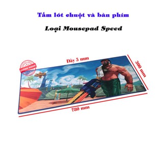 22.12 Tấm lót chuột và bàn phím chơi game S8-Loại Mousepad Speed