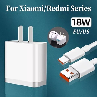 Xiaomi MDY-10-EF Mi 9SE Bộ Sạc USB Phích Cắm EU 18W Loại C Cho Mi Note 10 Lite redmi 10X 10 Cực Note 9 9S 9A