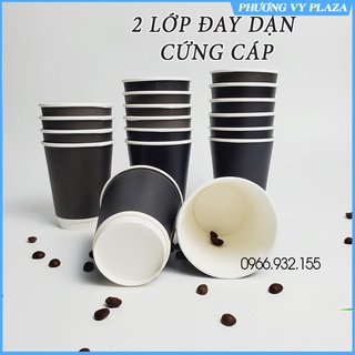 50 Cốc giấy 2 lớp 240ml dày dặn 8OZ