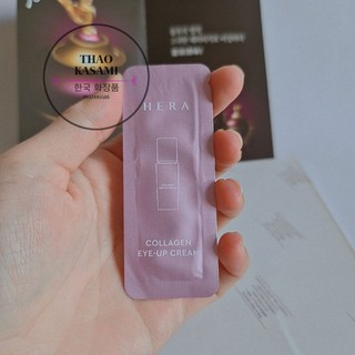[Date 2022.09] Kem Mắt Hera tím - dưỡng chống nhăn vùng mắt HERA Colagen Eye - Up Cream gói dùng thử 1ml