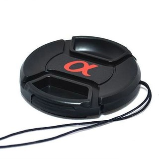Nắp trước len Sony Logo Anpha - đủ cỡ 40,5mm/49mm/55mm...