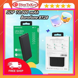 Pin Sạc Dự Phòng 10000mAh/20000mAh BOROFONE BT28 Cổng USB Kép Thiết Kế Nhỏ Gọn Tiện Lợi Cho Xiaomi Samsung iPhone
