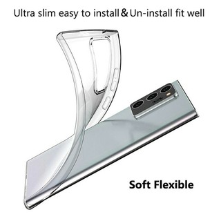 ốp lưng dẻo cho Samsung Note 20/ Note 20 Ultra Silicon trong suốt - Hàng loại đẹp