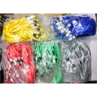 100cái dây đeo thẻ móc nhựa bản 1cm