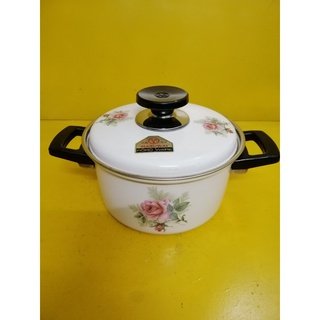 Nồi men nội địa Nhật, size 20cm, cao 10cm (mã 900), Dùng được bếp từ