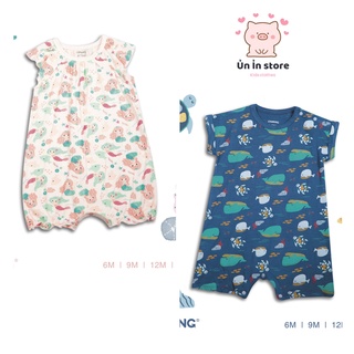 Chaang bộ body cộc tay cúc vai Sea cho bé