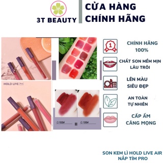Son kem lì Hold live Air nắp tím pro
