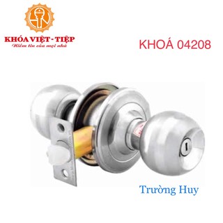 [chính hãng] Khoá Việt Tiệp tay nắm tròn-WC-04208 - Bảo hành 2 năm