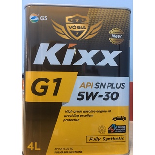 [Mã LIFEAUMAY giảm 10% tối đa 30k đơn 150k] hớt KIXX G1 PLUS SN 5W30 full tổng hợp dùng động cơ xăng