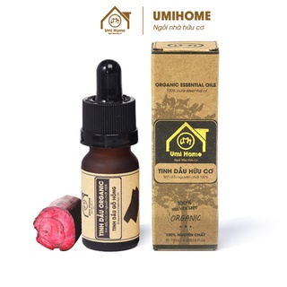 [Mã BMBAU50 giảm 50K đơn 150K] Tinh dầu thơm phòng Gỗ Hồng hữu cơ UMIHOME nguyên chất 10ml